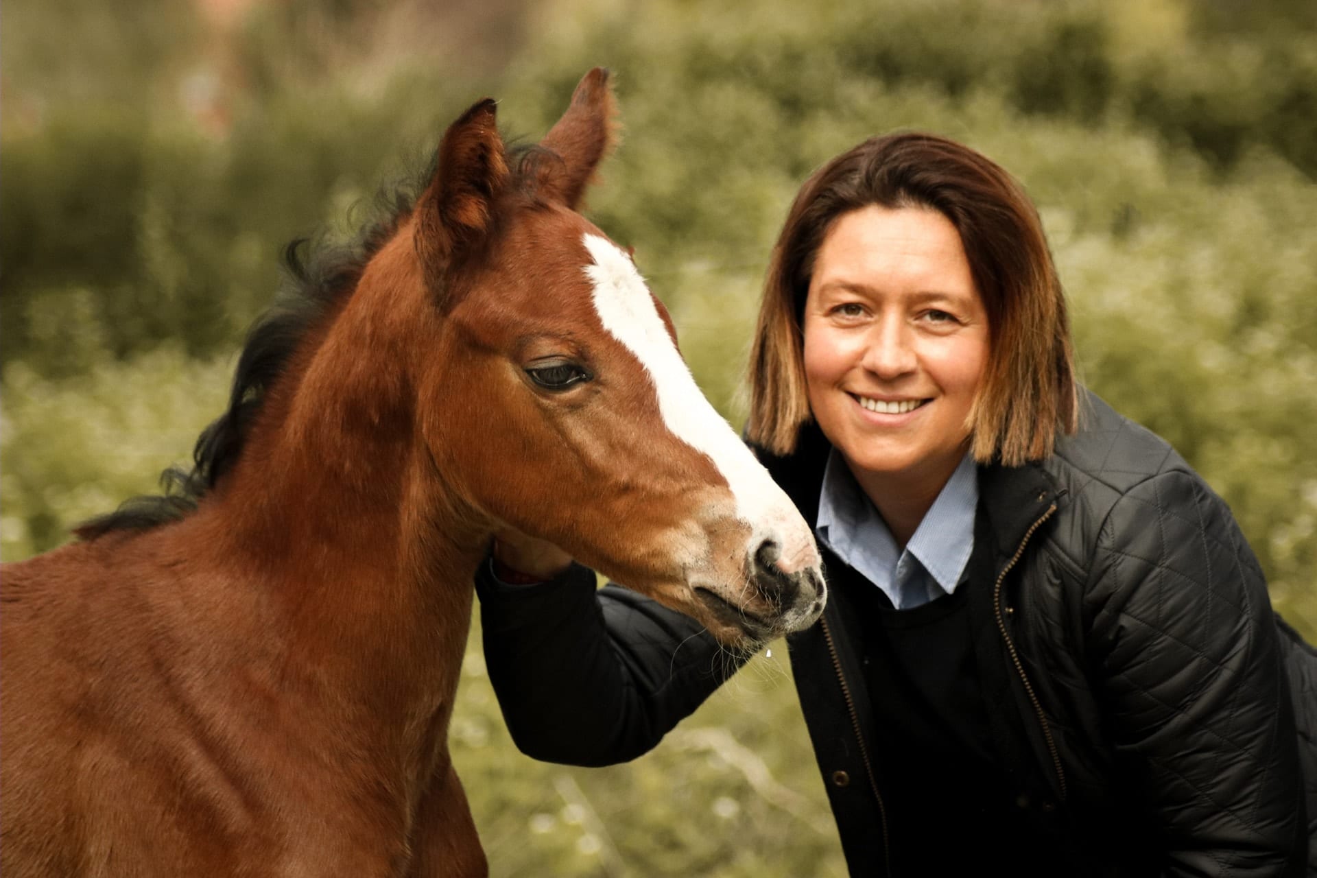 Stefanie Hertrampf - Privat mit Pferd